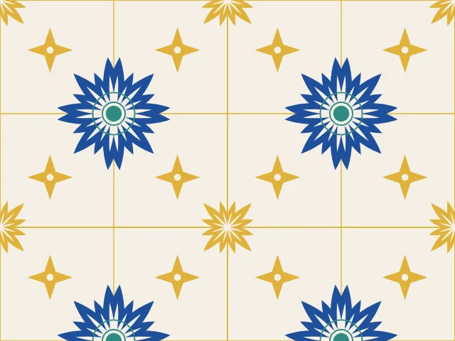 Painted tiles