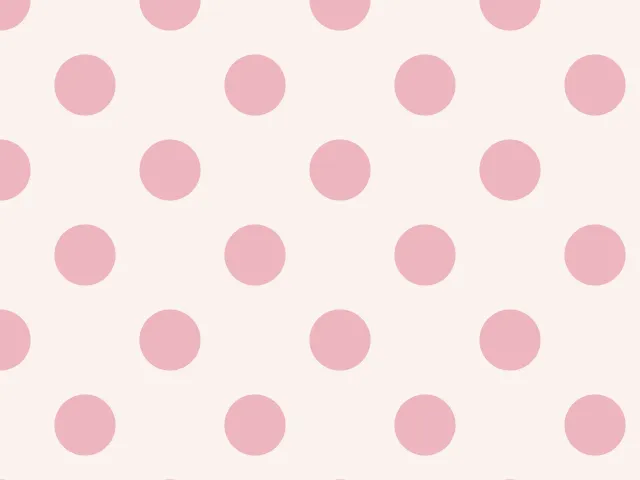 Staggered pink dots on a pale pink background