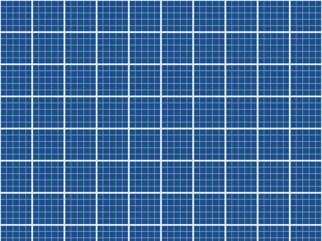 White fine and bold grid lines on a deep blue ground, like a blueprint